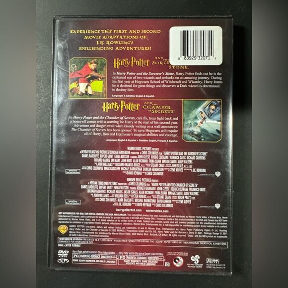Harry Potter Double Feature - Sorcerer's Stone & Chamber of Secrets (DVD,2011) - Picture 4 of 4